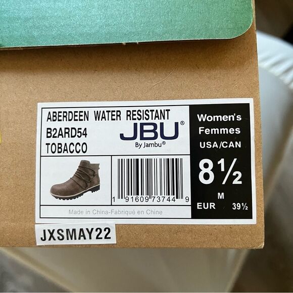 JBU by Jambi Women’s Aberdeen Water Resistant Booties Size 8-1/2M (Price For 1) - Picture 5 of 12